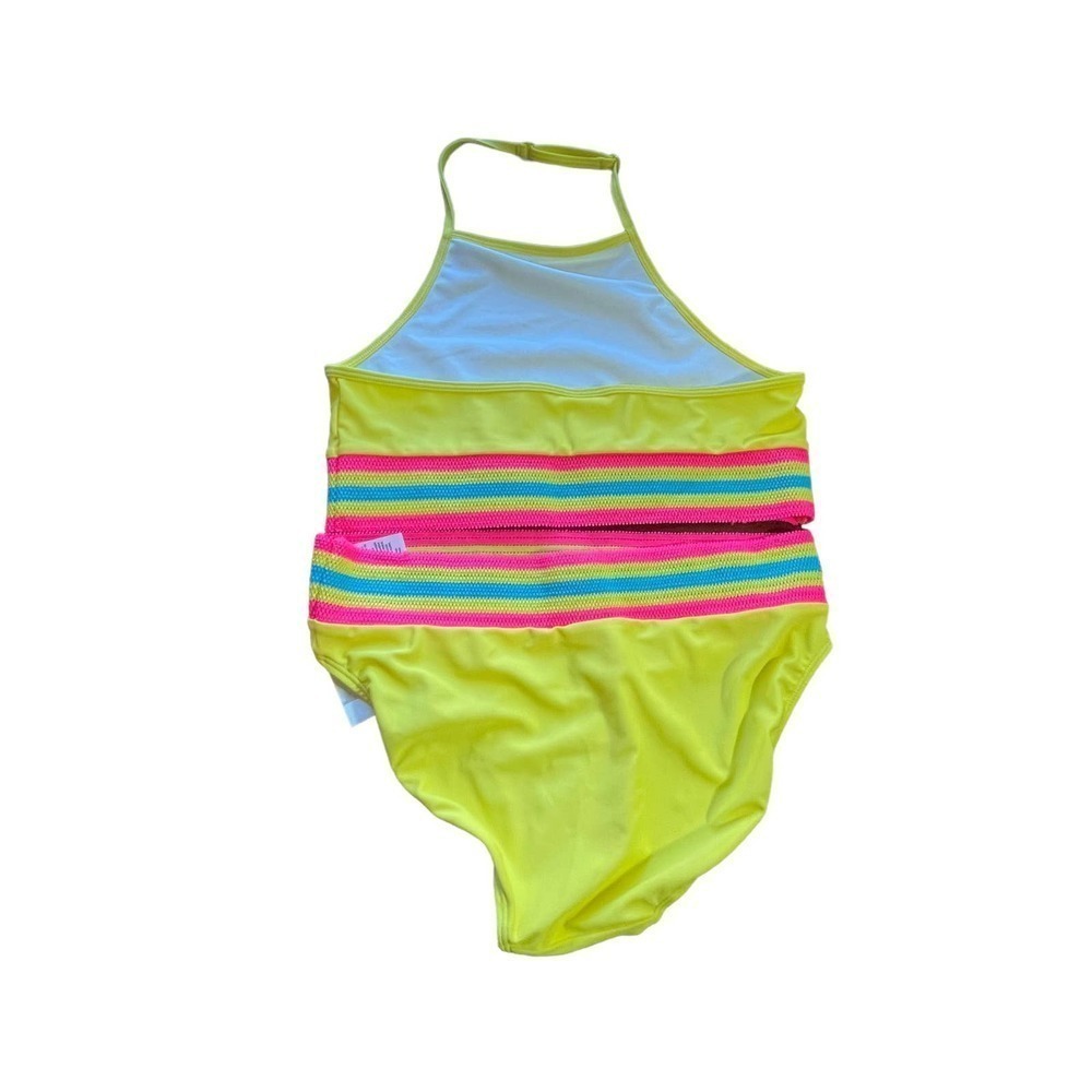 NORDSTROM Kids' Stripe Trim Two-Piece Swim Set Big Girl Size 16